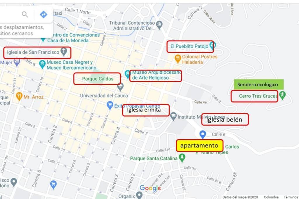 Acogedor Apartamento En Centro De Popayan Εξωτερικό φωτογραφία